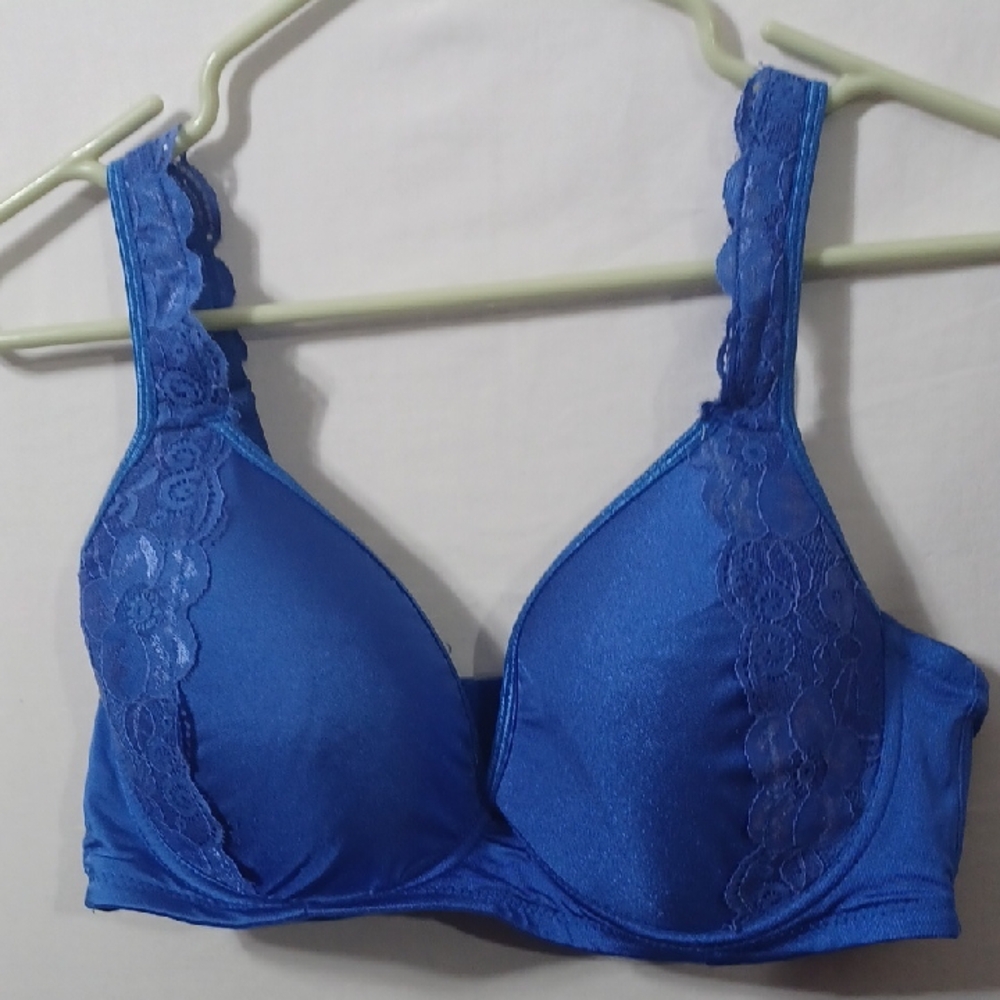 Angelina Royal Blue Lace Bra Size 38DD